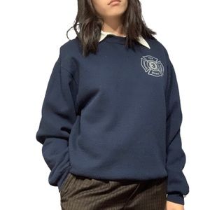 Jerzees fleece lined graphic pullover
